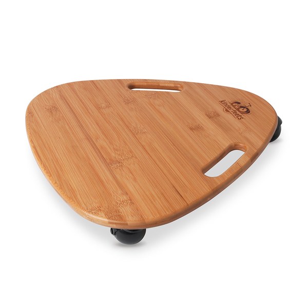 Kinderfeets 美國木製滑行滑板車-滑行飛碟系列(原木)