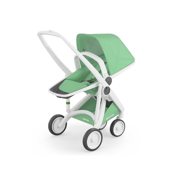 荷蘭Greentom Reversible雙向款-經典嬰兒推車(率性綠)