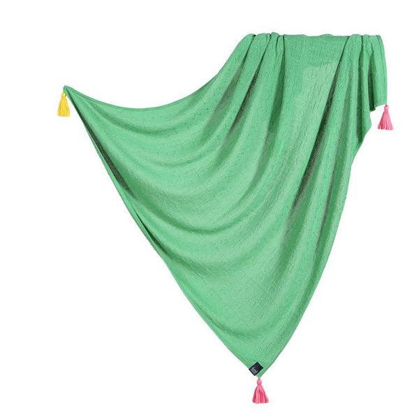 La Millou 抗菌毯-竹纖針織毯_純色款-茉莉綠