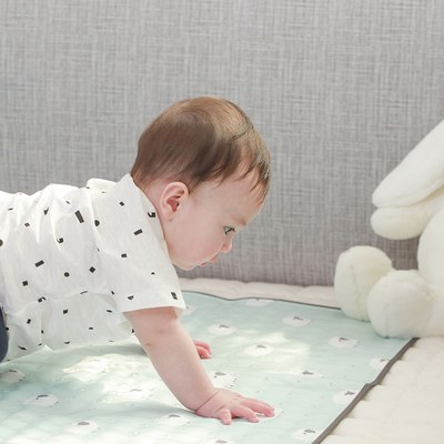【原售價$2280】lolbaby韓國 Hi Jell-O涼感蒟蒻床墊(防水隔尿款)｜皇冠兔兔