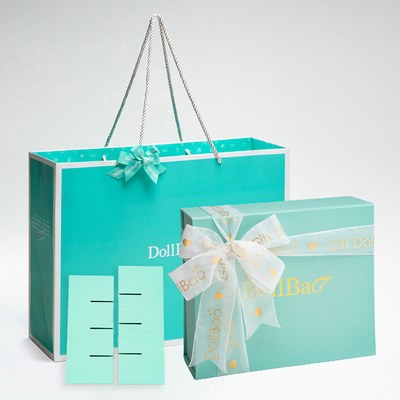 Gift DollBao 沐浴巾1號彌月禮盒 (日本今治毛巾_2件入附洗衣袋)