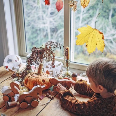 Kinderfeets美國 木製互動小玩具牽繩玩具系列｜搖擺兔兔
