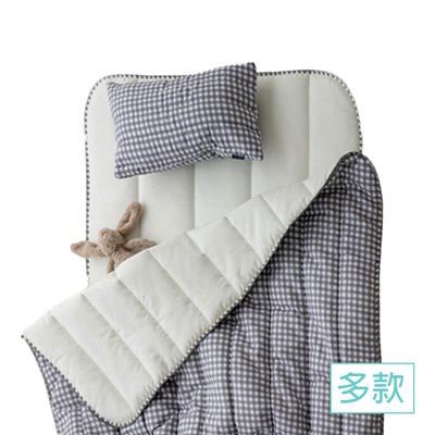 【韓國 lolbaby】超細纖維午睡毯枕墊3件組(多款可選)