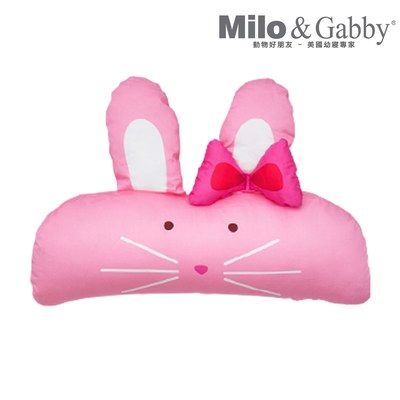 【5/17起出貨】Milo&Gabby美國 動物好朋友長條抱枕心枕套組｜Ballerina Lola芭蕾舞兔兔