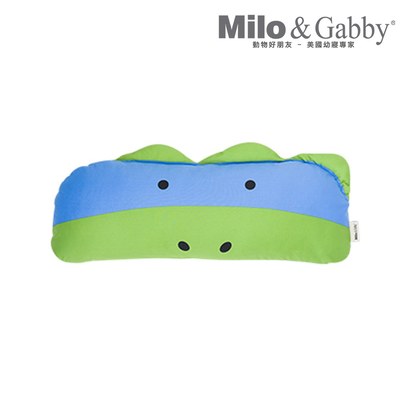 【原售價$2000】Milo&Gabby美國 動物好朋友長條抱枕心枕套組｜DYLAN恐龍