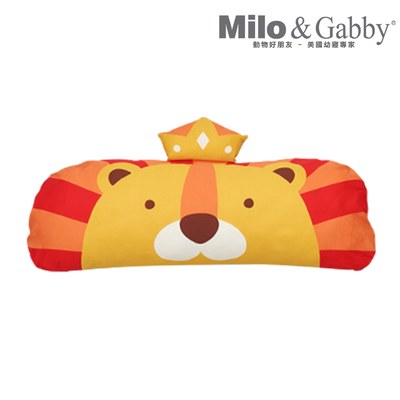 Milo&Gabby美國 動物好朋友長條抱枕心枕套組｜Lonnie小獅王