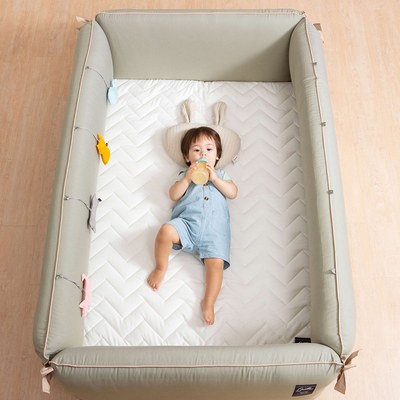 【原售價$14300】gunite 落地式沙發嬰兒陪睡床屋頂組防摔安撫(2~6y)｜瑞典綠