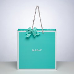Gift DollBao 送禮手提袋含蝴蝶結綁飾小(28x10x29cm)
