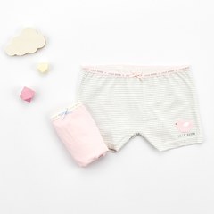 LILLE HAVEN韓國 SUPIMA耐洗系列100%純棉四角內褲兩件組(3~8y)｜多款可選