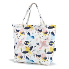 La Millou FEERIA 多功能時尚媽媽購物袋-可愛鳥語