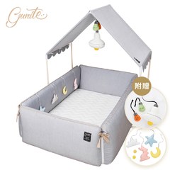 【gunite】落地式沙發嬰兒陪睡床屋頂組_防摔安撫0-6歲(多款可選)