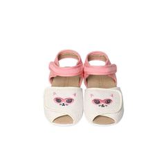 Kinderspel韓國 超透氣寶寶涼鞋(14.5cm)｜粉紅貓咪