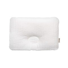 【韓國 lolbaby】3D立體純棉造型嬰兒枕(方形)-白
