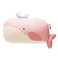 Milo&Gabby美國 動物好朋友超細纖維防蹣抗菌mini枕心+枕套組｜Berry鯨魚