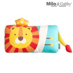 Milo & Gabby 動物好朋友-超細纖維防蹣抗菌mini枕心+枕套組(多款可選)-附彌月禮盒提袋組