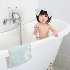 Gift DollBao (小方巾2件組)_日本今治毛巾系列_ 雙面寶寶紗布巾-洗臉洗澡拍嗝巾(經典泡泡)