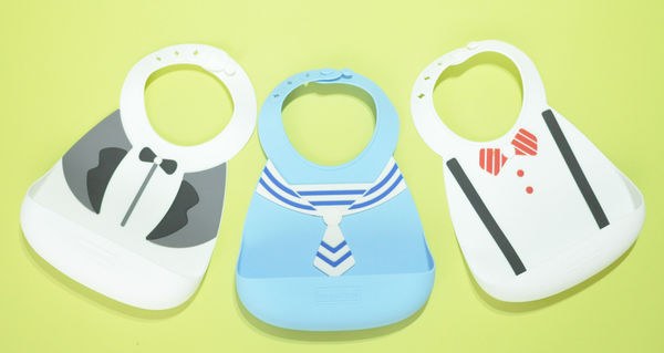 嬰兒用品 矽膠圍兜 防水圍兜